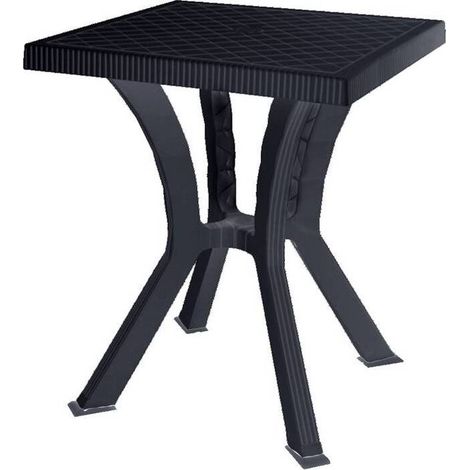 TAVOLO RIGOLETTO ELITE 60X60XH70CM ANTRACITE