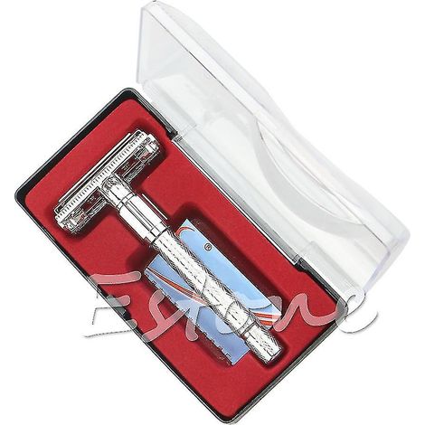 Rasoir de sécurité unisexe classique à manche long pour rasoir manuel à double tranchant