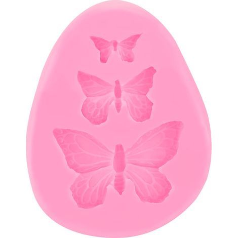 Schmetterlingsförmige Silikon-Fondant-Schokoladenformen, Dekorationswerkzeug (1/5)