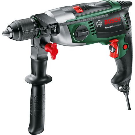 [NEUWERTIG] Bosch Schlagbohrmaschine AdvancedImpact 900 (900 Watt, Zusatzhandgriff, Tiefenanschlag, BohrØ in Holz 40 mm)