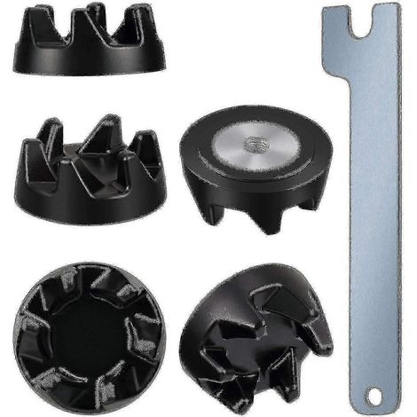 Kit de rechange de 6 pièces comprenant une clé pour le blender KitchenAid Soft Blender WP9704230 (référence 9704230). Compatible avec les modèles KitchenAid WP9704230VP et WP9704230. (1/5)