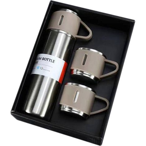 500 ml Doppelschicht-Edelstahl-Vakuumisolierung Kaffeebecher Reisebecher Geschäftsreise Wasser B (1/5)