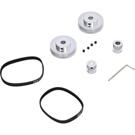 Synchronrad für VORON 2.4 3D-Drucker, 20+60 Zähne, 8 mm Bohrung, 200 mm langer und 6 mm breiter Riemen (1/5)