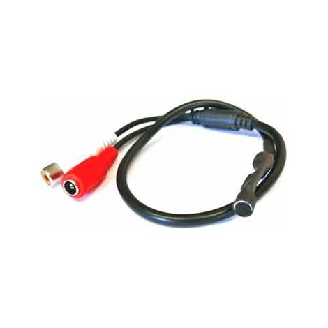 Microfono preamplificato 12V pulce CCTV