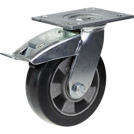 Rolle - Gummi - Drehbar - 152mm - Tragfähigkeit 330kg
