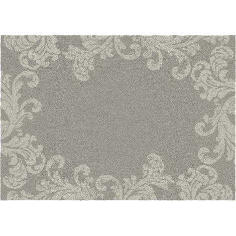 Akzente FEEL Fußmatte 50x70 cm Feel-Rococo Ornaments, kuschlig weich, rutschfest, Latex Rückseite, barfüßlerfreundlich, saugstark, Made in EU[2][3][5] (1/5)