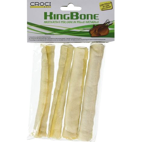 Ossa King Bone stick da 13 cm con pollo 6 confezioni da 4 pezzi