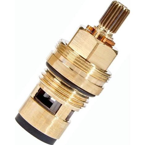 45346000 Cartouche thermostatique pour GROHE 1/2" avec rondelles d'étanchéité en céramique, angle de rotation 180°, cartouche laiton pour thermostat de douche, robinet de salle de bain (1/5)