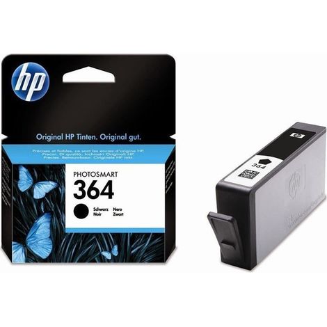 HP 364 Black Original Ink Cartridge Cartuccia d'Inchiostro 1 pz
