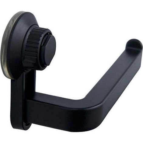 Toilettenpapierhalter mit Saugnapf – Farbe Schwarz – Toilettenpapierhalter schwarz mit Saugnapf – Toilettenpapierhalter mit Saugnapf (1/5)