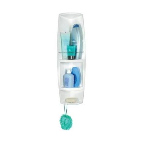 ANGOLIERA PER DOCCIA MODELLO AIRONE  BIANCA Misura: cm 16x16x h. 70