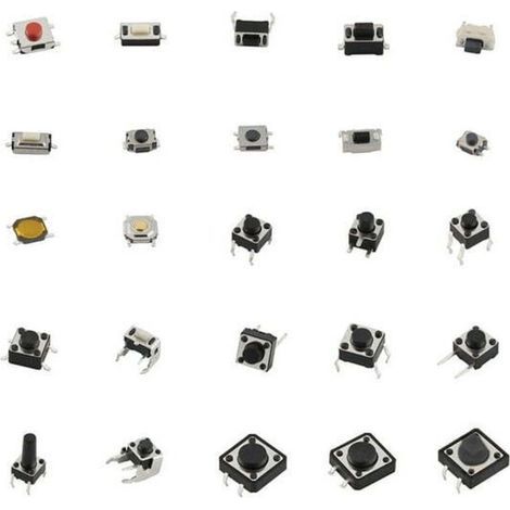 Sortimentssatz mit 125 SMD-DIP-Mikroschaltern für Autofernbedienungen