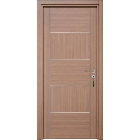 Bloc-porte pose fin de chantier collection PREMIUM Casoar, H.204 x l.93 cm, aspect chêne gris, réversible  - Reivilo