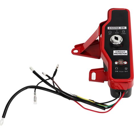 Tableau de Commutateur à Clé de Démarrage pour Moteur à Essence GX160, Boîtier de Contrôle d'Allumage avec Interrupteur, 2-3KW (1/5)