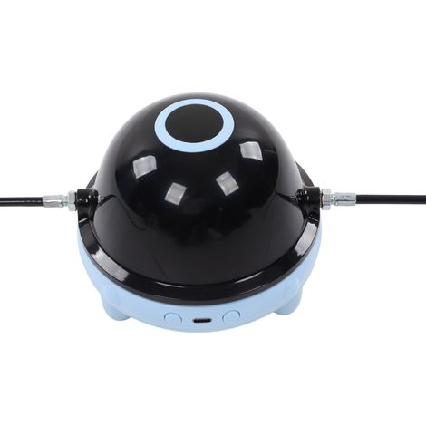 Corde à sauter électronique avec fonction de réglage automatique, éclairage Bluetooth et télécommande, corde à sauter intelligente, bleue. (1/5)