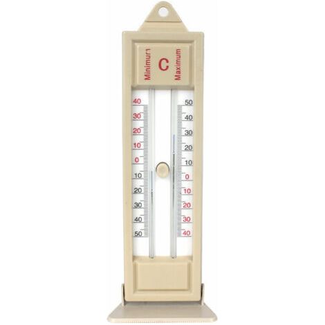 Thermomètre de Serre de Jardin,  thermomètre Max-Min de Plantation extérieure numérique pour Le Lieu de Travail d'usine extérieur d'intérieur, Accessoires de Serre fixés au Mur faciles（1 pcs） (1/5)