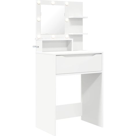 Maison Exclusive - Schlafzimmer-Frisiertische mit Regal Weiß 80 x (1/5)