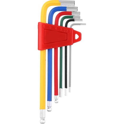6 Pièces Clés Allen en Alliage d'Aluminium Coloré Résistant à la Corrosion pour Réparation de Vélo (1/5)
