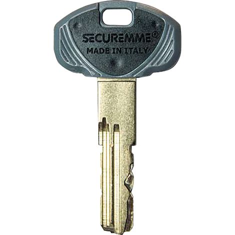 CHIAVE PER CILINDRO SERIE 'EVO K50' lunghezza 70 mm - testa 23 x 38 mm  - SECUREMME