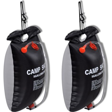 Douche de camping solaire 2 pièces 20 L (1/4)