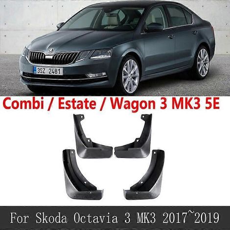 Schmutzfänger für Skoda Octavia MK2 A5 1Z 3 MK3 5E Combi Kombi 2004–2019 (4 Stück) – Kotflügel-Styling-Zubehör – Combi MK3 2017–2019