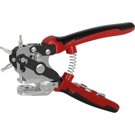 Leather Belt Holes, Leather Hole Punch Pliers with a Belt Hole and Balanced Rotary Disc for Watch Straps and Other Hole Infusion Tools (1/4)