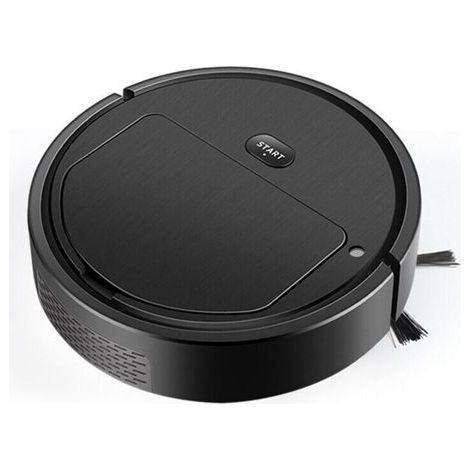 Robot Aspirateur Laveur, Aspirateur Robot Laveur avec auto-boost, 5.5cm Super-mince, Auto-rechargeable, idéal pour nettoyer les poils d'animaux, les tapis, les carreaux, les sols durs,de (1/5)