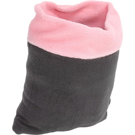 Sacs de couchage chauds pour l'hiver, niches pour chats, sommeil profond, nid douillet et épais, rose rouge (1/5)