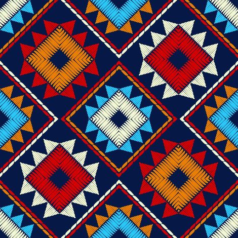 Tela decorativa Oxford para exteriores - Estampado étnico bohemio I DR215 (1/5)