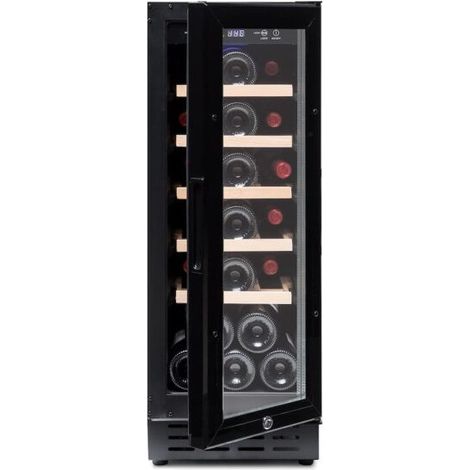 Cave à vin 20 bouteilles - Noire - Vinobox (1/3)