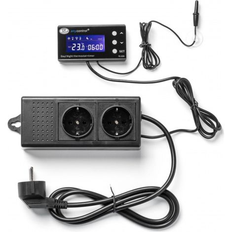 Ringder TC-220 - Thermostat mit Timer und Tag/Nacht-Modus für Terrarien und Aquarien (1/4)