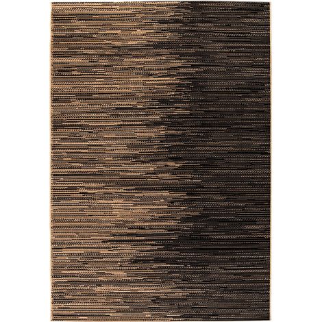Tapis d'Extérieur et Intérieur Design Moderne Polypropylène Gris Tonnerre 160 x 230 cm - PANGIVO