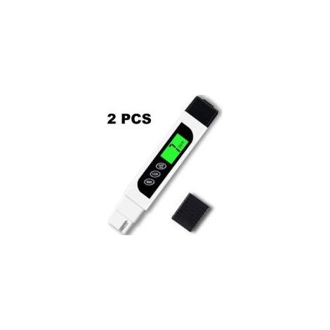 Testeur TDS 2 pièces. 3 en 1 TDS. EC et température. testeur PPM pour eau potable. kits de test d\'eau numériques. aucune installation requise (1/5)