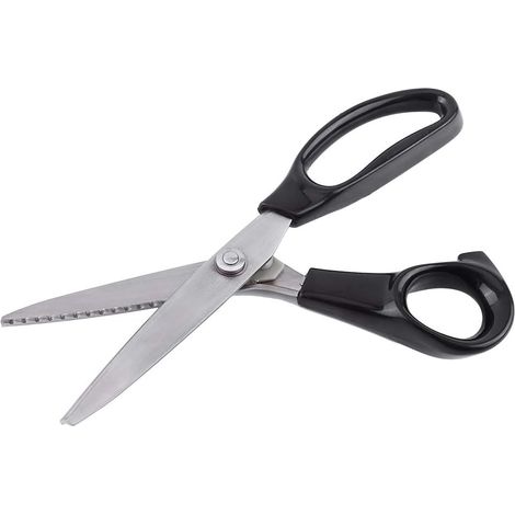 Ciseaux Cranter Professionnels 5mm Acier Inoxydable Coupe Festonnée Précise pour Tissu Cuir et Loisirs Créatifs (1/4)