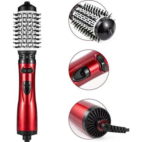 Fer à friser 3 en 1, peigne à air chaud, brosse à air chaud, fer à friser automatique (1/4)