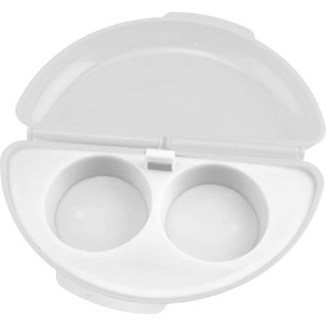 Cuiseur à omelettes pour micro-ondes, cuiseur à omelettes et œufs 2-en-1, fabricant de petit-déjeuner sans BPA, ustensiles de cuisine pour un petit déjeuner rapide, Blanc (1/5)