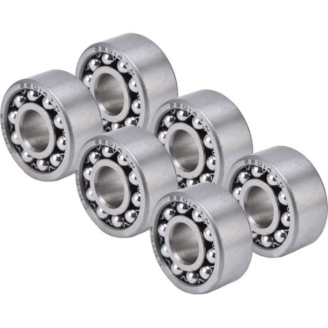 Roulement à Billes Auto-Alignant Double Rangée 2201 - 6 Pièces pour Machines Industrielles