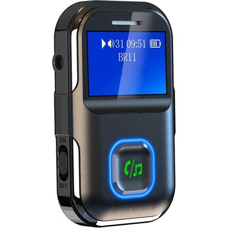 Adaptateur allume-cigare compatible Bluetooth, connectivité améliorée, compatibilité étendue, installation facile. (1/5)