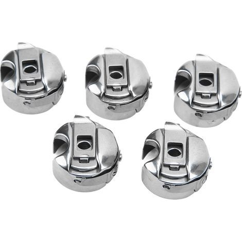 Set mit 5 Spulenkapseln aus Edelstahl für elektrische Nähmaschinen und Industriezubehör (1/5)