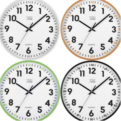 Orologio Parete 30 Abs Yestime Nero 00720Yn