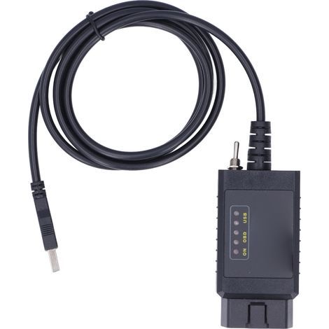 ELM327 USB OBDII Kfz-Diagnosegerät mit Schalter, kompatibel mit Ford Focus 2005–2014, Kfz-Scanner (1/5)