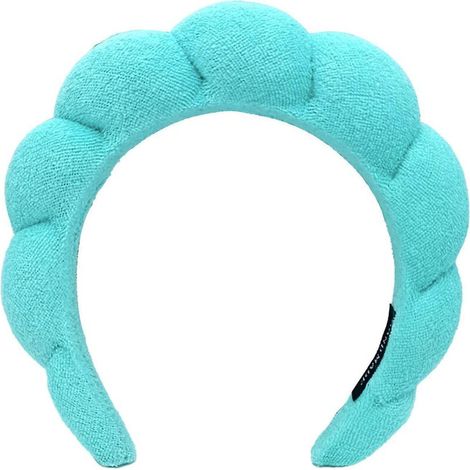 Bandeau de spa pour se laver le visage, bandeau en serviette éponge, bandeau de yoga, bandeau éponge pour les cheveux, vert (1/5)
