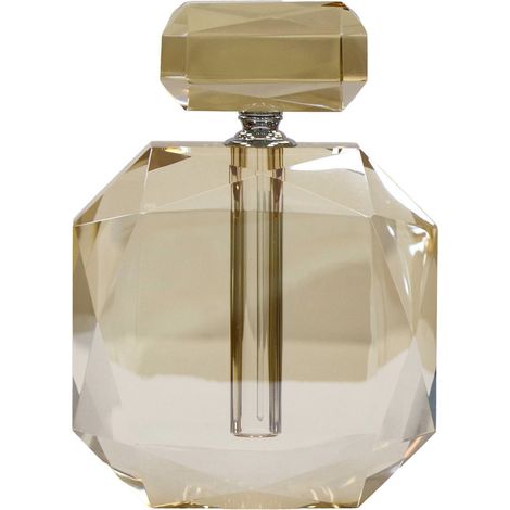 Objet décoratif flacon parfum en cristal - champagne (1/3)