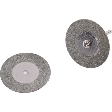 10X Mini Diamond Saw Blade Cutting Disc Rotary Wheel Grinding + 2 Mandrel  For Grinding Machine