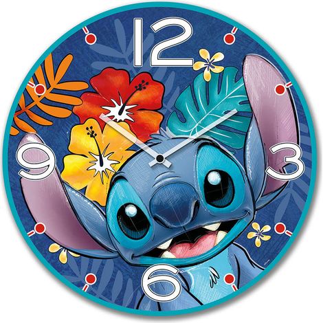 Disney orologio Stitch ceramica blu 35 cm