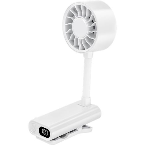 Ventilateur USB avec Pince Flexible peu Encombrant pour Étudiants (1/5)