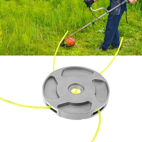 Débroussailleuse Tête de Coupe avec 4 et 8 trous - Corde Nylon Résistante pour Désherbage - Accessoires Performants pour Jardins et Terrain-x
