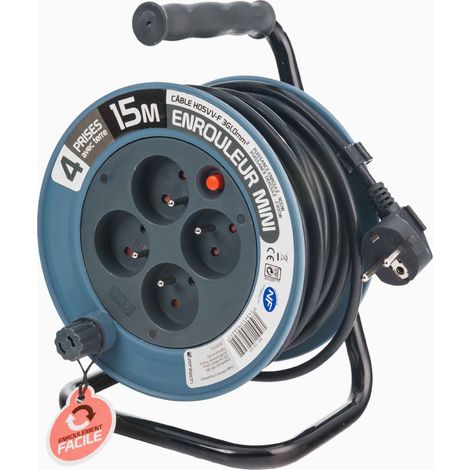Elektrische Kabeltrommel 15 Meter 3x1mm