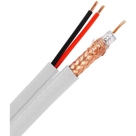 MTR cabale coaxial RG59 + 2x0.35mm² cable corriente