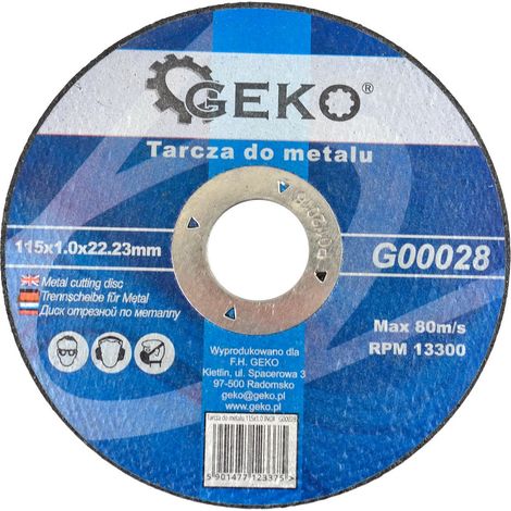 Metalltrennscheibe 115x1.0 geko (25/100/400) (1/2)